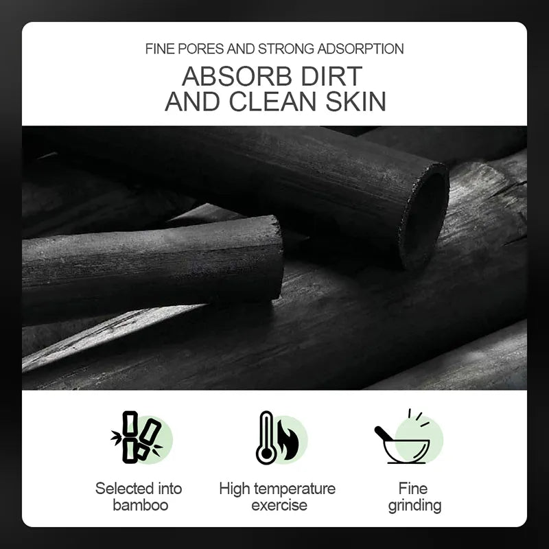 OEM ODM Manufacture SADOER Bamboo Charcoal Remove Blackhead Mascarillas Facial Face Mask Deep Cleansing Black Mask