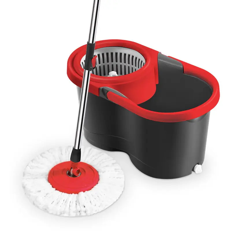 New 360 Easy Use Microfiber Floor Mop Cleaning Twist Mop Wholesale Double Round Floor Clean Water Easy Life Magic Spinning Mops