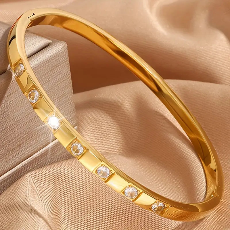 6pcs Elegant Light Luxury Stainless Steel Jewelry Accessories