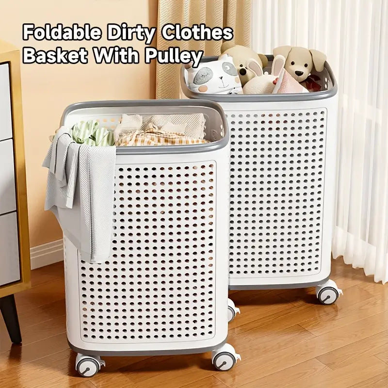 1 foldable medium/large size laundry basket