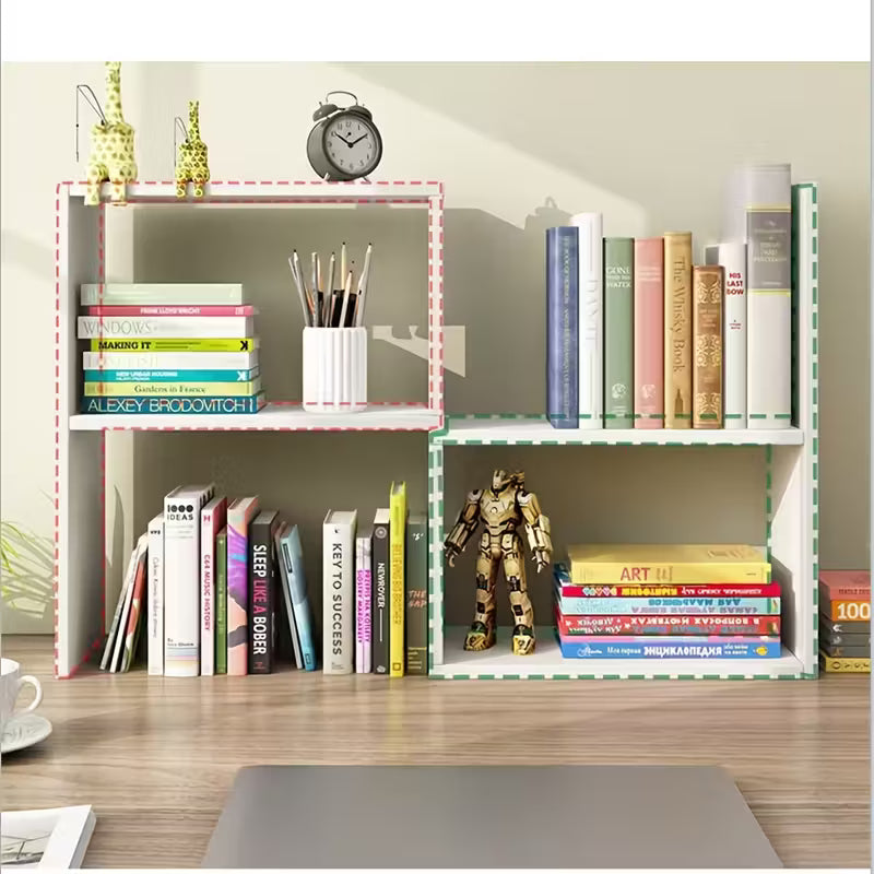 1pc Adjustable And Retractable Desktop Storage Rack