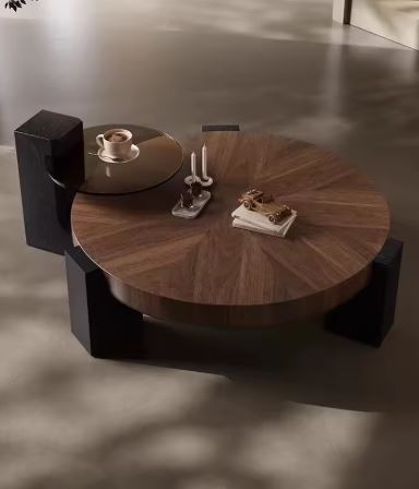 Medieval coffee table living room