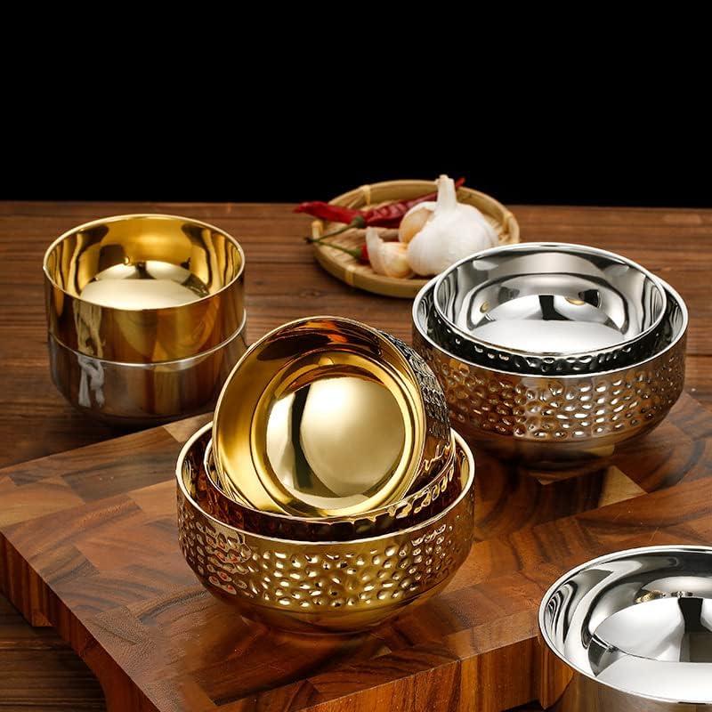 Stainless Steel Double-Layer Heat-Insulated Food Bowl