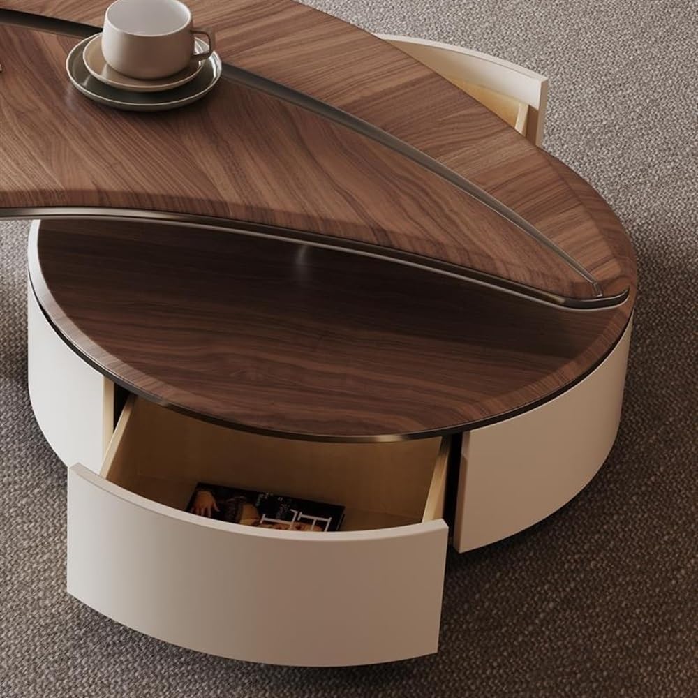 Coffee Table Vintage Walnut Coffee