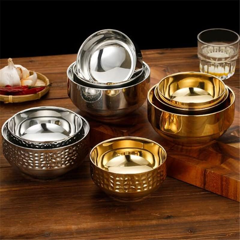 Stainless Steel Double-Layer Heat-Insulated Food Bowl