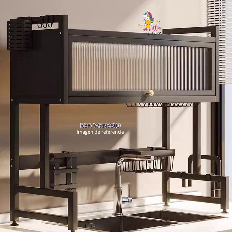 This multi-functional dish drainer