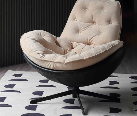 Designer single swivel chair living room sofa balcony leisure chair