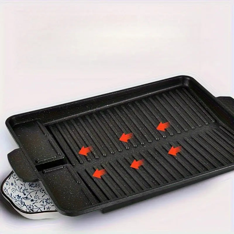 Multifunctional Non-Stick Smokeless Grill Pan