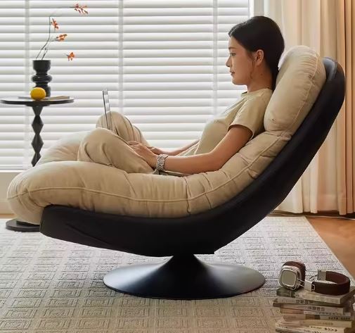 Designer single swivel chair living room sofa balcony leisure chair