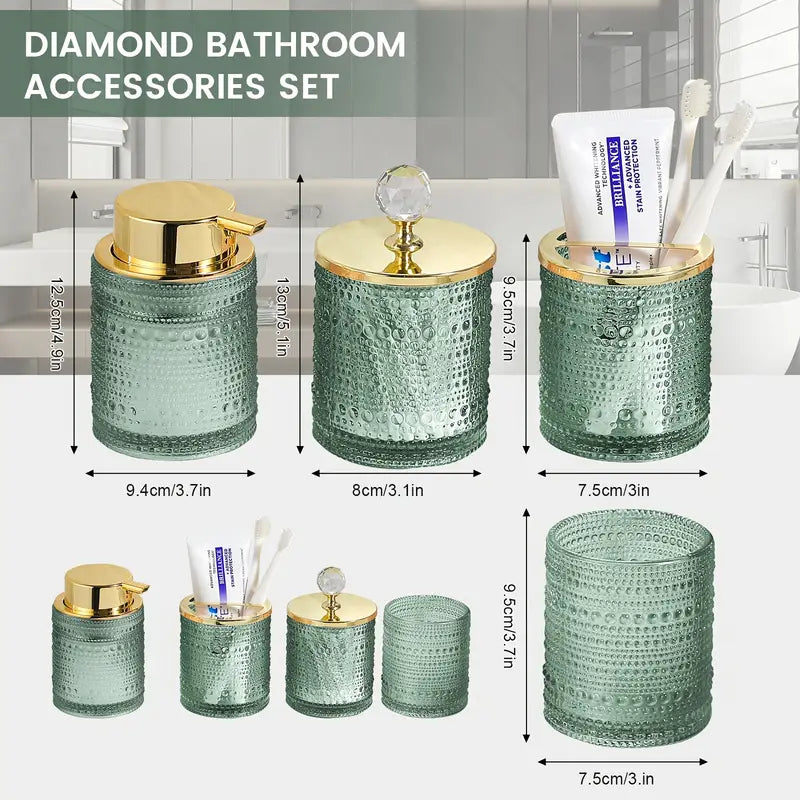 4pcs Bathroom Accessory Set