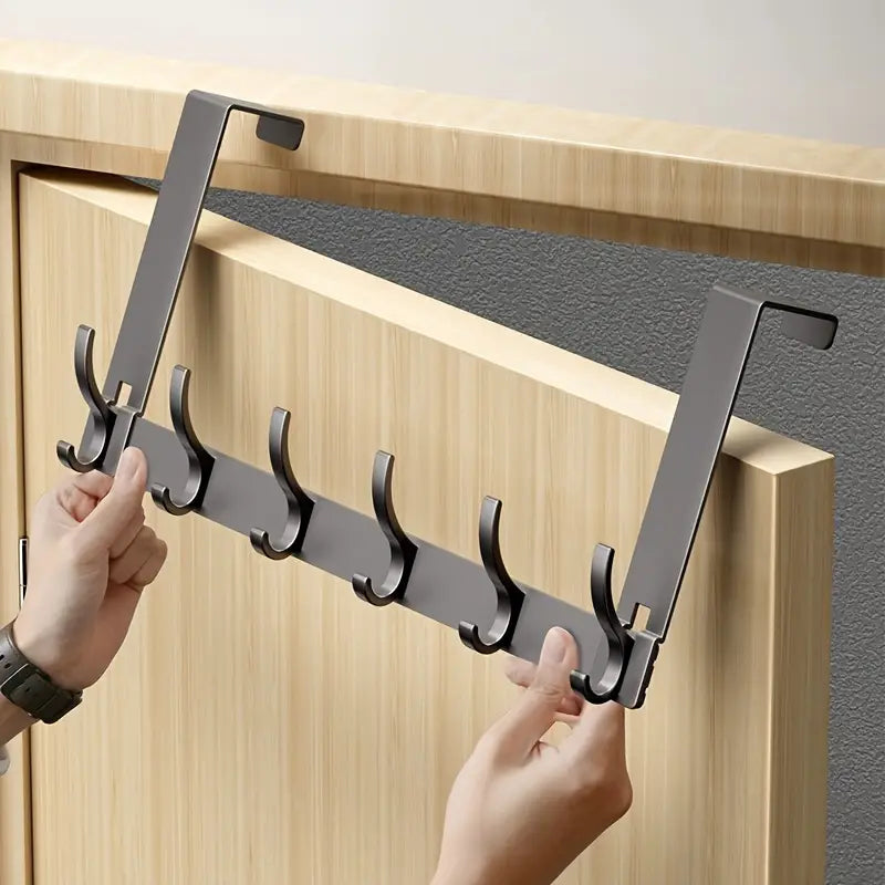 Easy-Install Space Aluminum Over-the-Door Hook