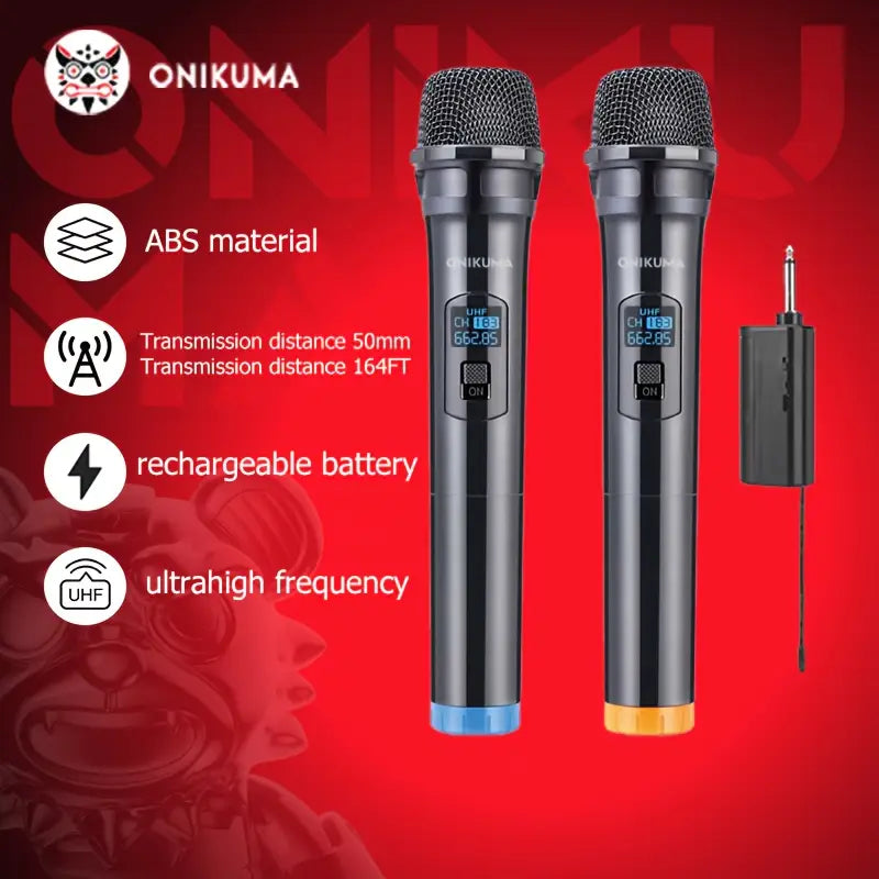 Professional KTV Microphone with Universal Wireless Capabilities