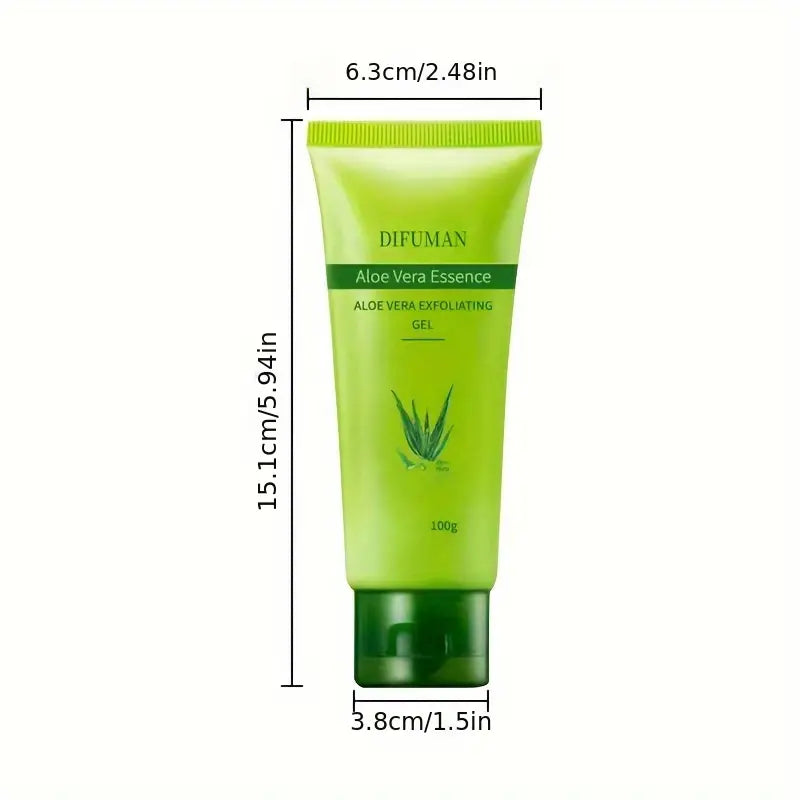 300g aloe vera and oat kernel physical exfoliation