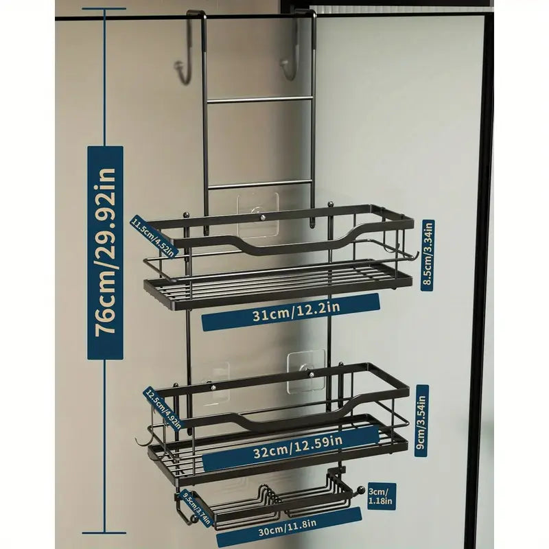 Three-Tier Hanging Shower Caddy