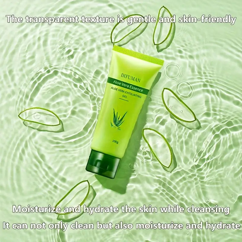 300g aloe vera and oat kernel physical exfoliation