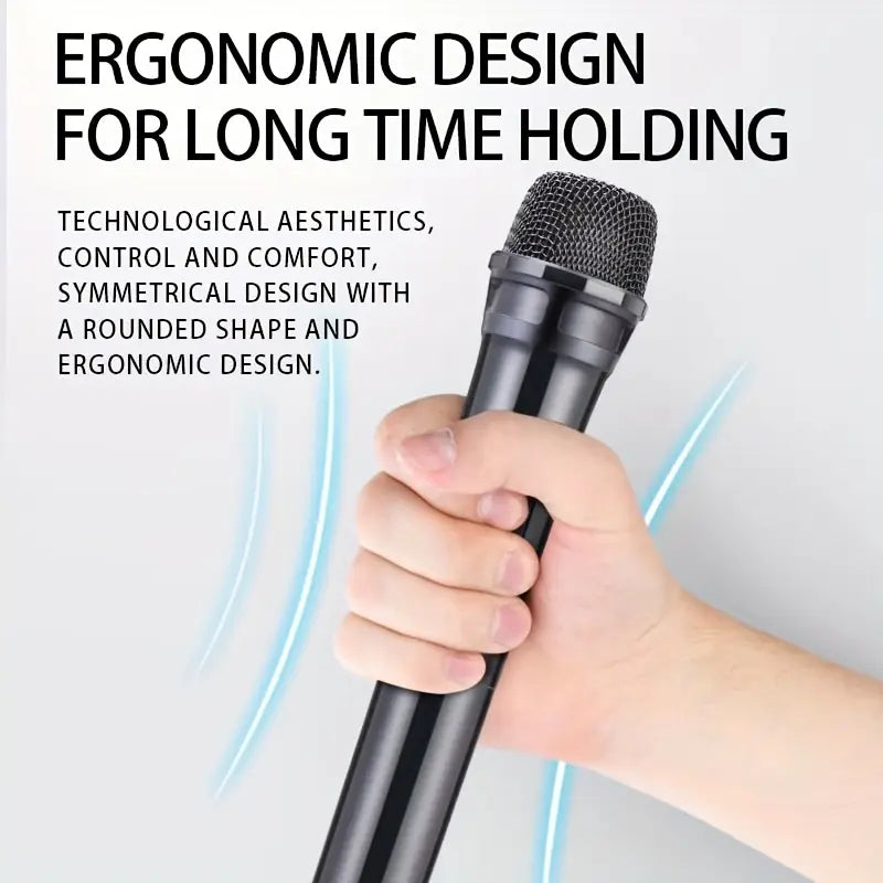 Professional KTV Microphone with Universal Wireless Capabilities