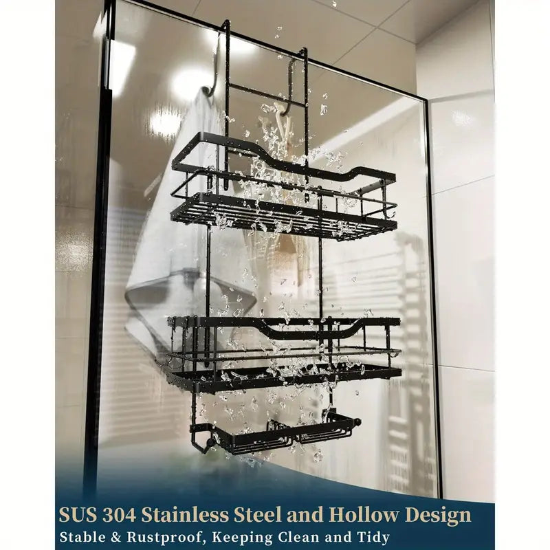 Three-Tier Hanging Shower Caddy