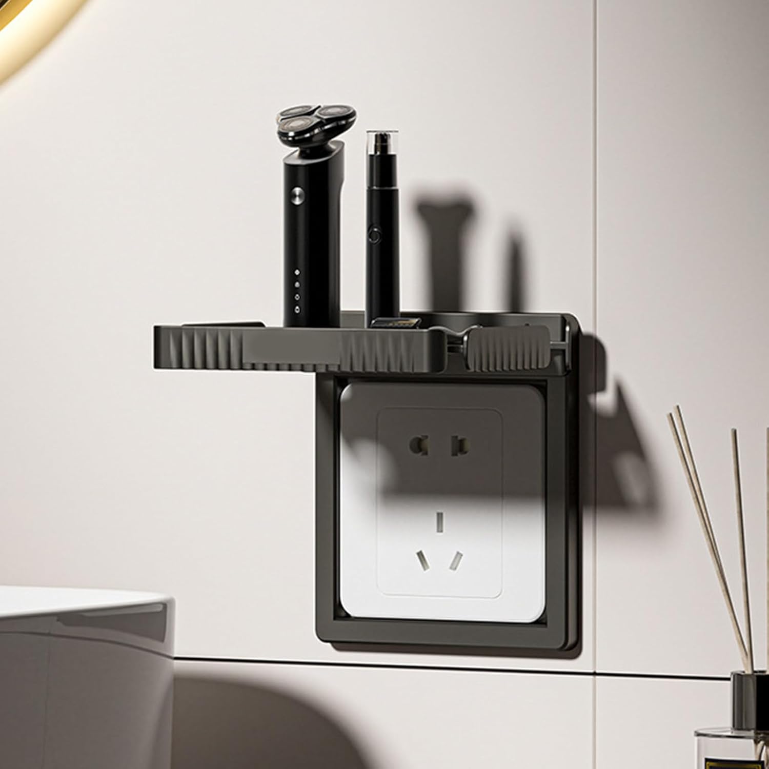 Wall Outlet Shelf