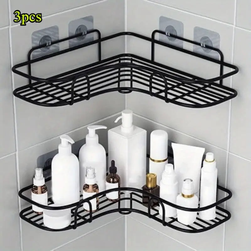3pcs Modern Corner Shower Caddies
