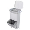 Jiqiwo Japanese style double layer trash can garbage