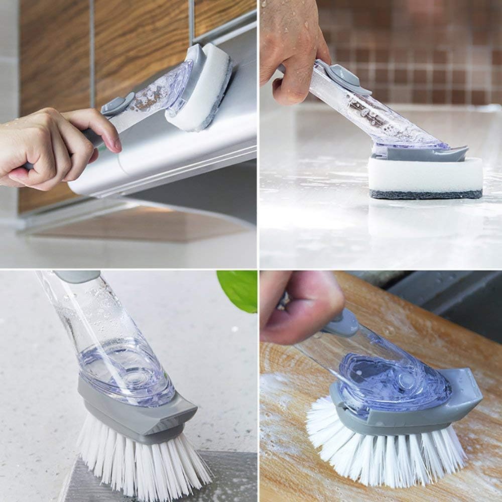 Kitchen Sink Soap Dispenser Brush