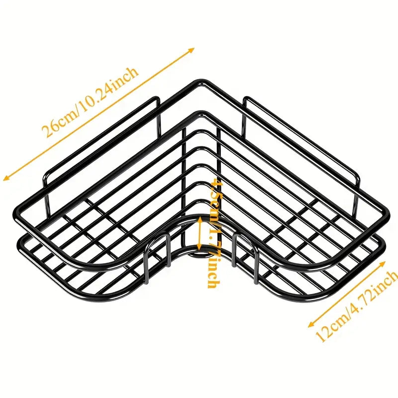 3pcs Modern Corner Shower Caddies