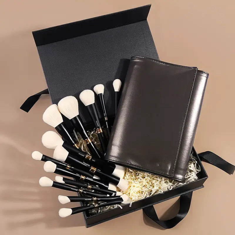 MAANGE 15pcs Professional Makeup Kit Include 13pcs Double-ended Makeup