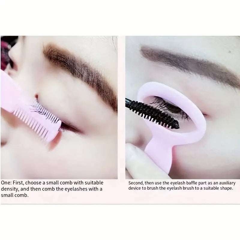 Eyelash Mascara Applicator with Brow Comb