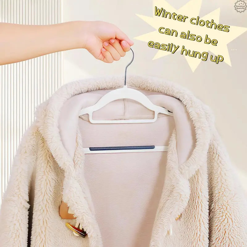 50/70/100pcs Heavy-Duty Rotating Clothes Hanger
