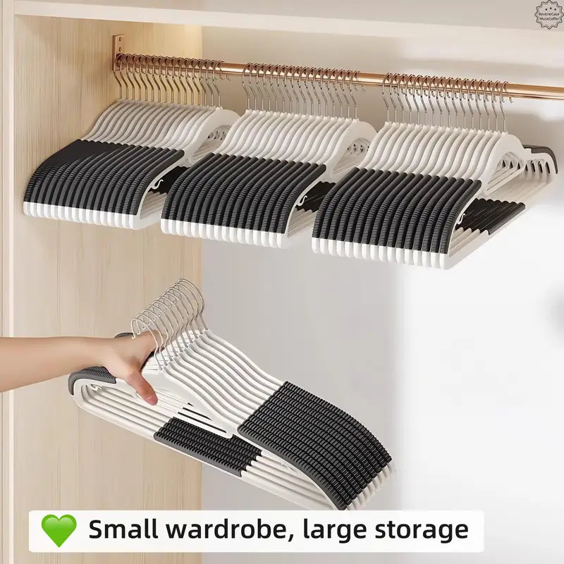 50/70/100pcs Heavy-Duty Rotating Clothes Hanger