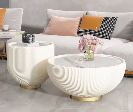 Round aesthetic coffee tables