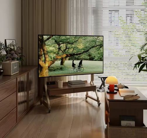 Solid wood, home, removable TV cabinet, living room, small apartment, modern, simple, floor to ceiling, storage, TV stand