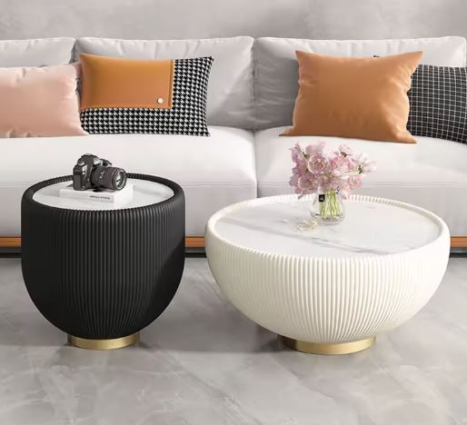 Round aesthetic coffee tables