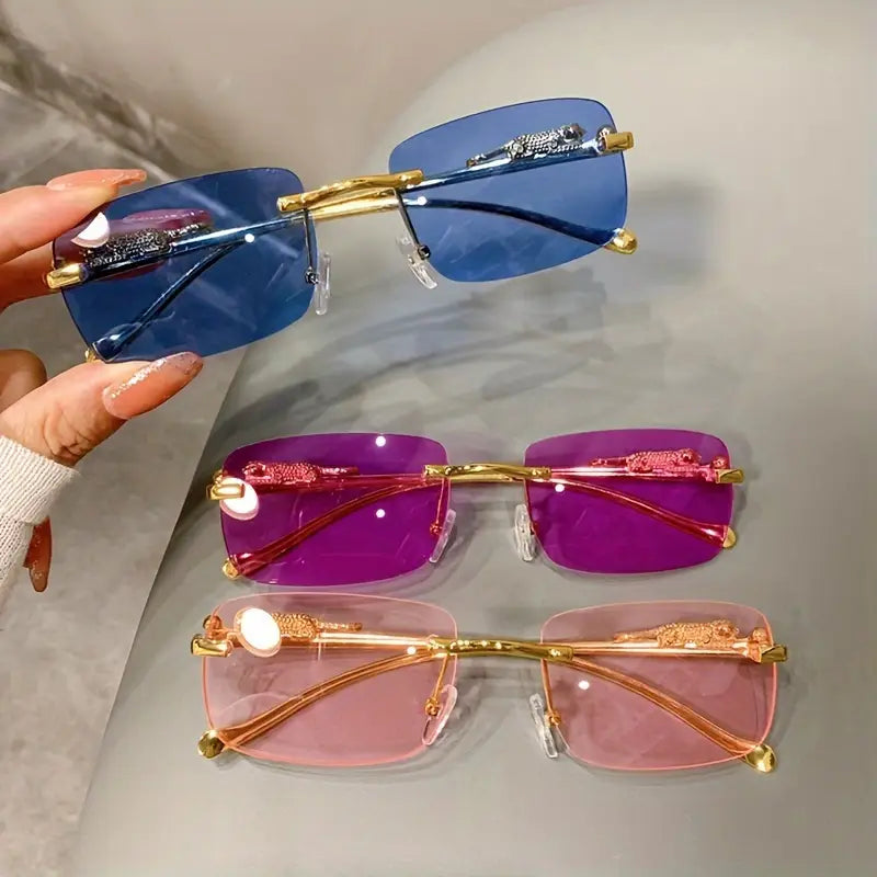 Vintage Rimless Glasses