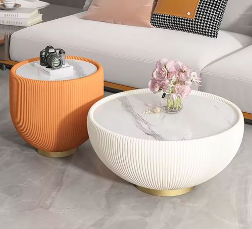 Round aesthetic coffee tables