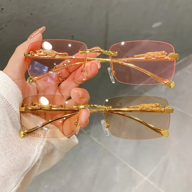 Vintage Rimless Glasses