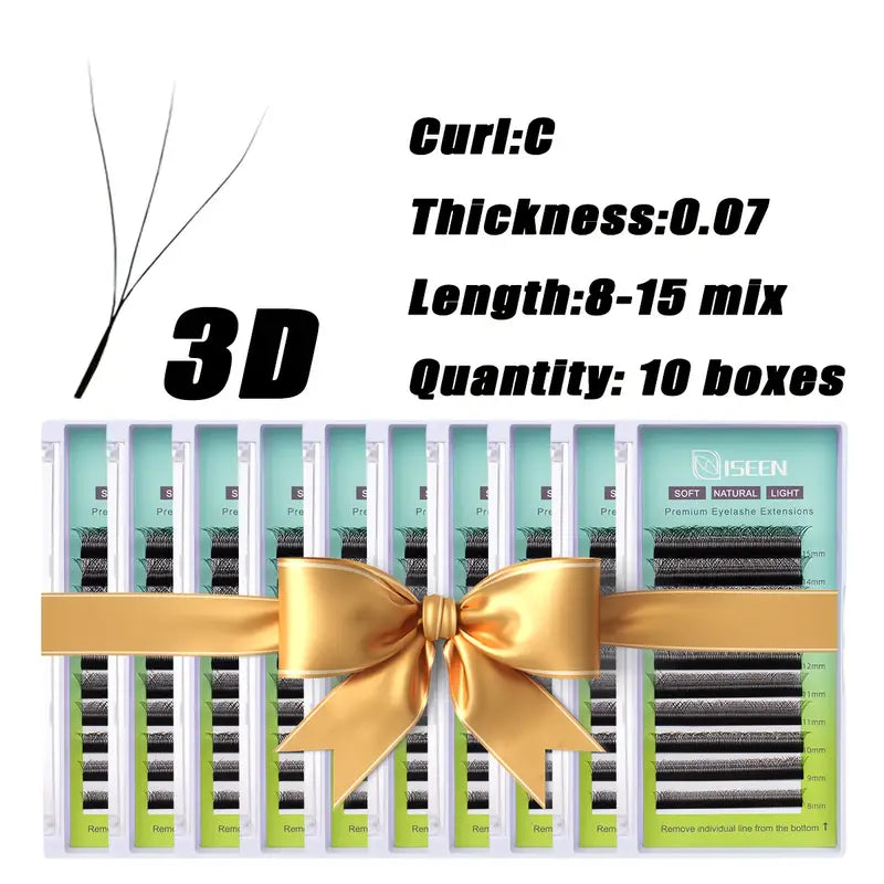 10 Boxes Wholesale Eyelash Extensions