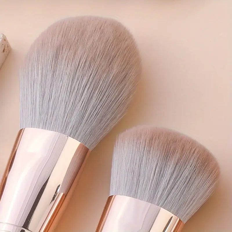 Cross-Border Hot-Selling Makeup Brush Set 11pcs Soft Bristle Loose Powder Brush