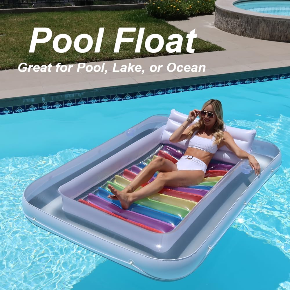 XL Inflatable Pool - Electric Pump Included