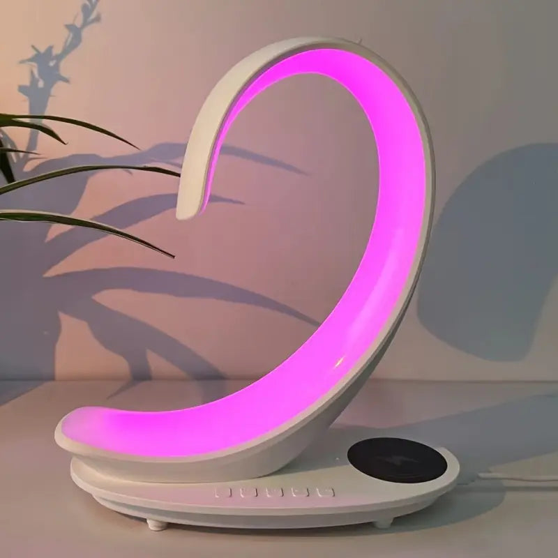 Multifunctional Music Bedside Lamp with Wireless Charger