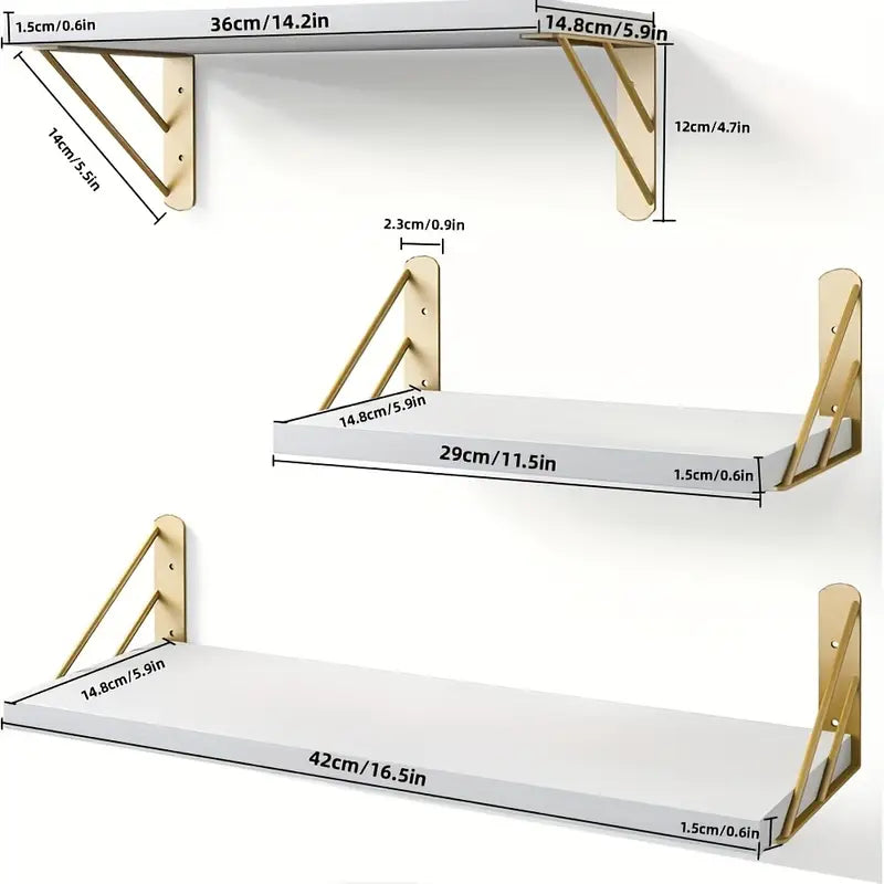 Rustic Wood Shelves