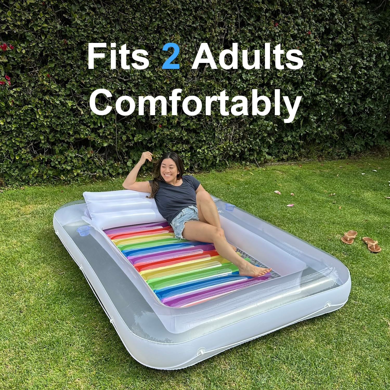 XL Inflatable Pool - Electric Pump Included