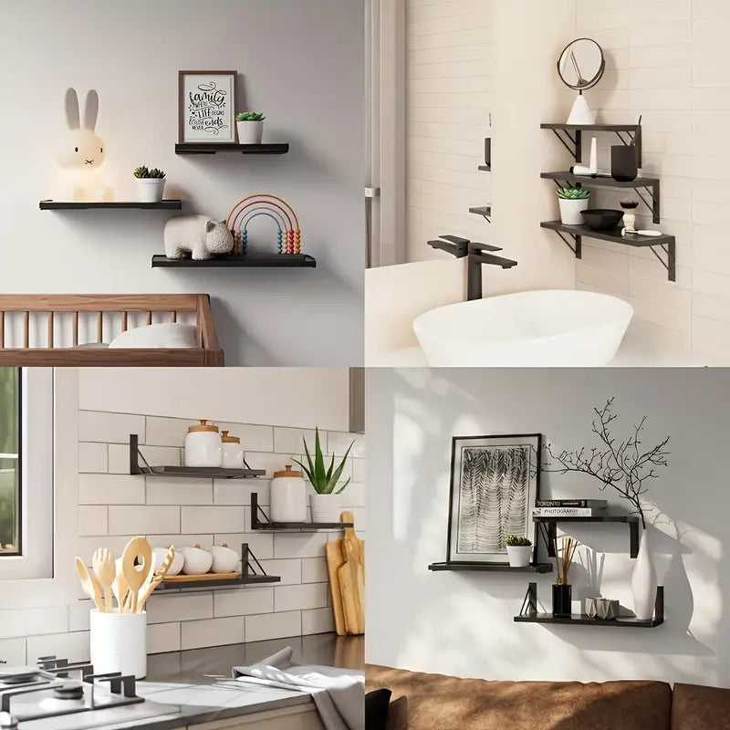 Rustic Wood Shelves