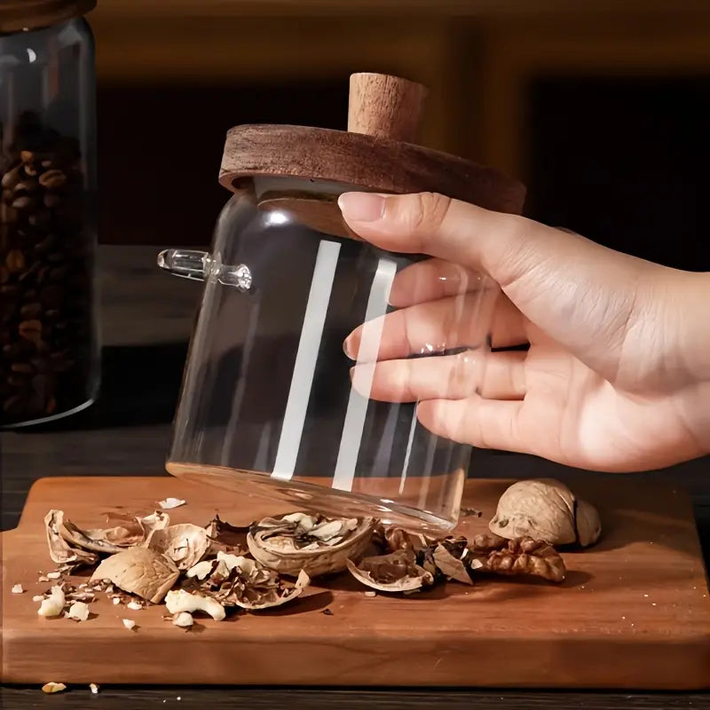 3pcs Coffee Bean Seal Jar with Spoon 900ml