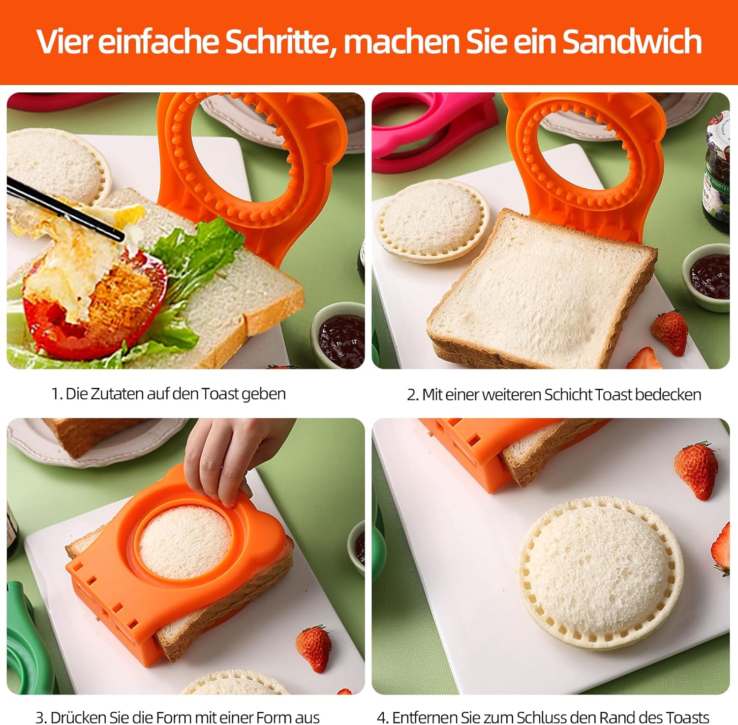 Kids Cookie and Sandwich Cutter