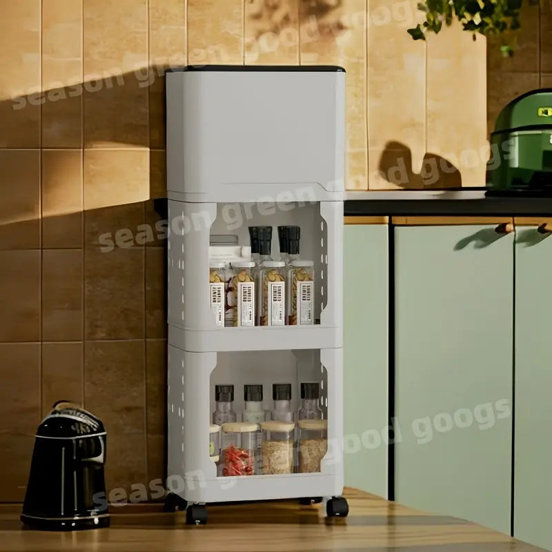 3/2/1-Tier Kitchen Multi-Purpose Mobile Storage Rack