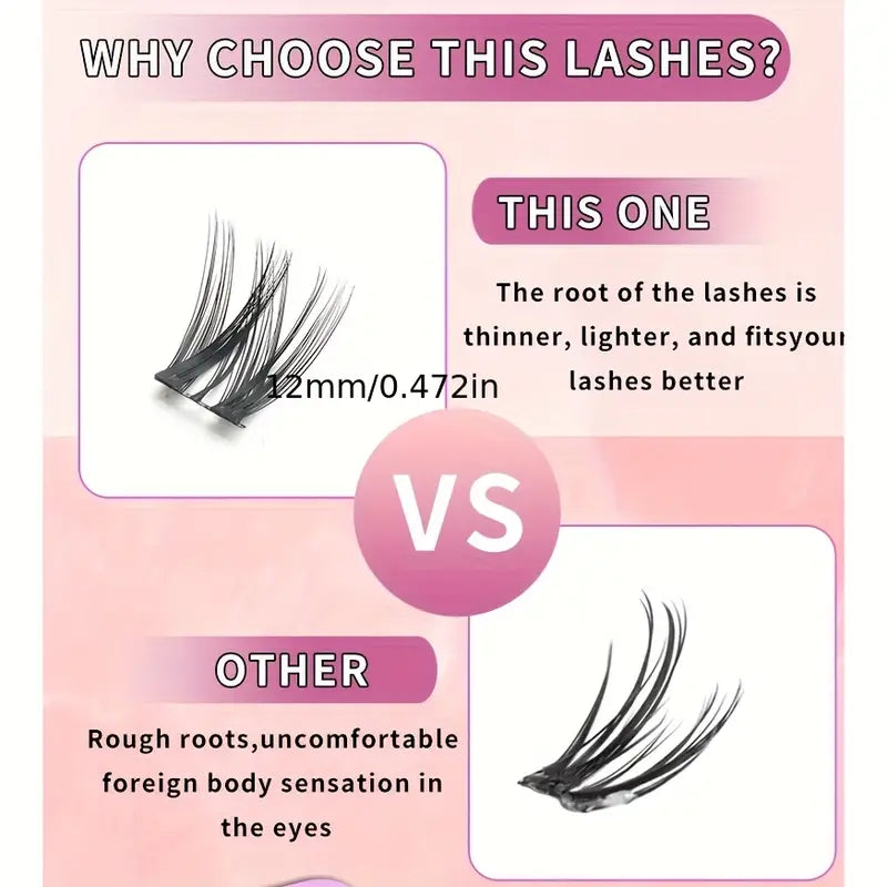 3D Handheld 156 Eyelash Cluster Kit