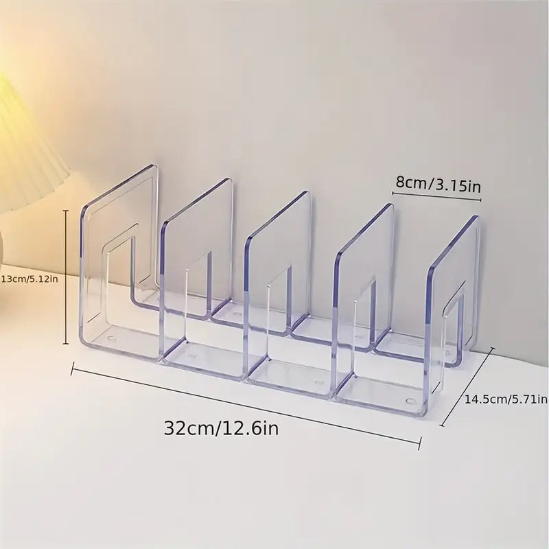 4pcs Clear Acrylic Bag Storage Dividers