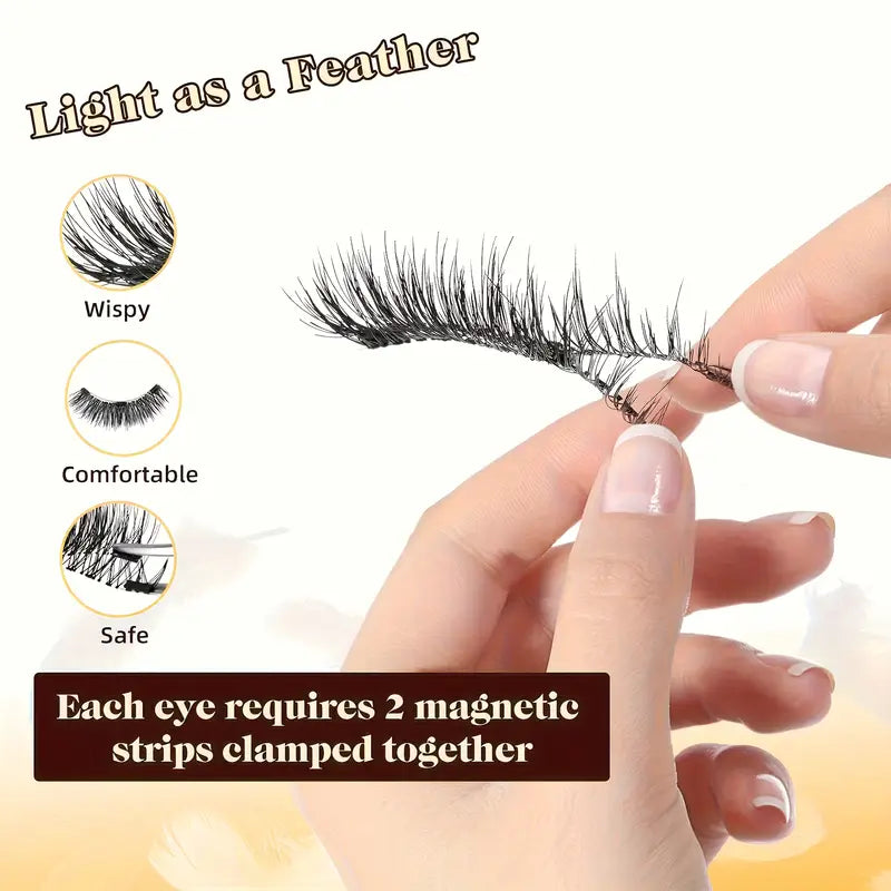 Magnetic Eyelash Kit with Tweezers