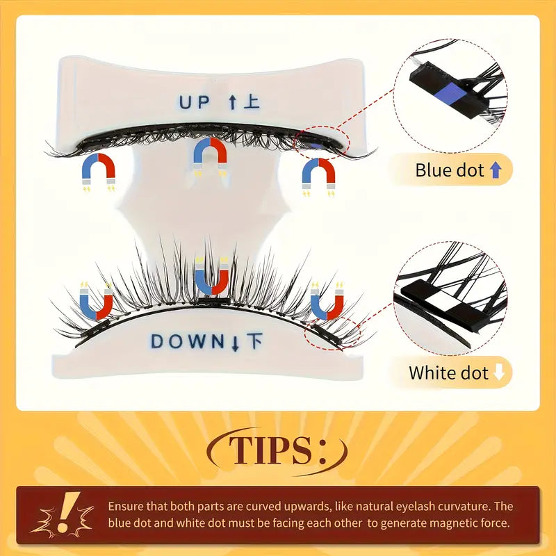Magnetic Eyelash Kit with Tweezers